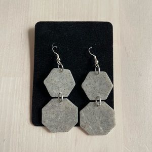 Handmade clay earrings
